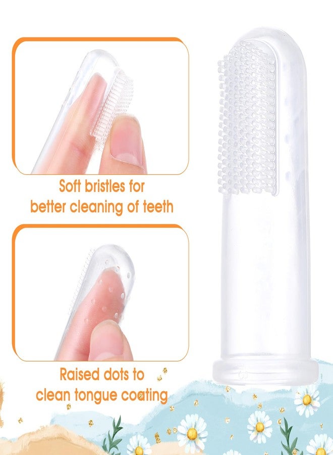 mekueeex 64 Packs Dog Toothbrush Soft Finger Brushes Pet Finger Easy Teeth Cleaning Dog Tooth Oral Care Pet Dental for Small Cats and Puppy - Image 3